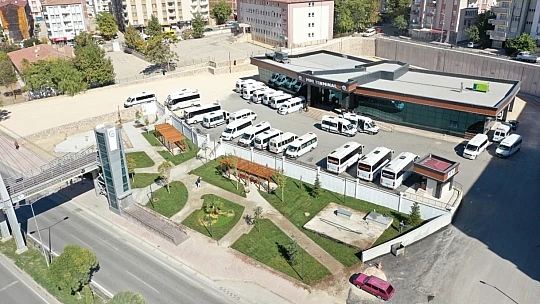 Mini terminal binası tamamlandı