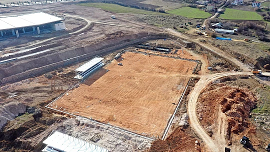 Elazığ Belediyesi Spor ve Yaşam Kompleksi inşası sürüyor