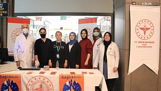 Elazığ'da '16 Kasım Dünya KOAH Günü' etkinliği