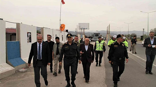 Elazığ'da 'Bayramınız Kemerli Olsun' denetimi