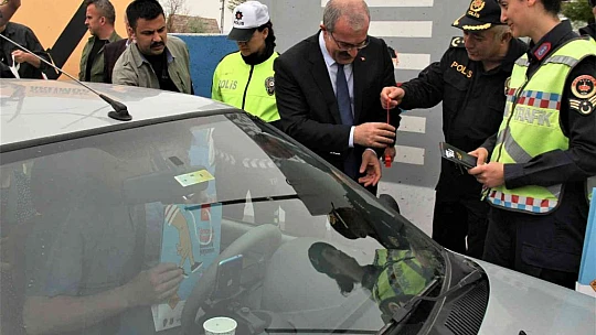 Elazığ'da 'Bayramınız Kemerli Olsun' denetimi