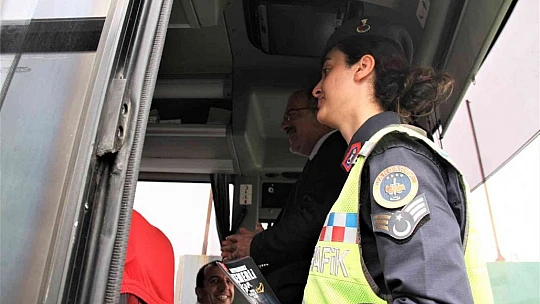 Elazığ'da 'Bayramınız Kemerli Olsun' denetimi