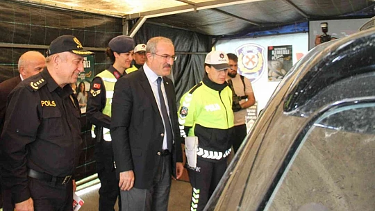 Elazığ'da 'Bayramınız Kemerli Olsun' denetimi