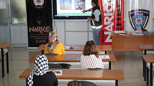 Elazığ'da 'En İyi Narkotik Polisi, Anne' projesi eğitimleri başladı