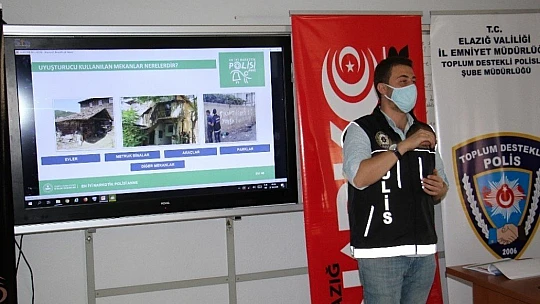 Elazığ'da 'En İyi Narkotik Polisi, Anne' projesi eğitimleri başladı