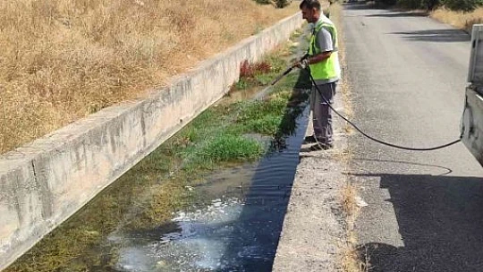 Elazığ'da  ilaçlama çalışmaları sürüyor
