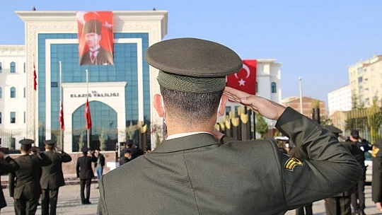 Elazığ'da 10 Kasım Atatürk'ü Anma töreni