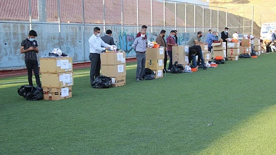Elazığ'da 104 spor kulübüne  malzeme yardımı yapıldı