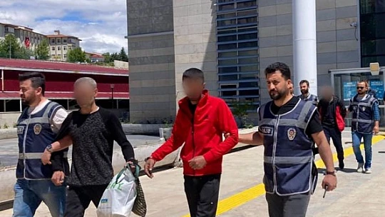 Elazığ'da 104 suç kaydı bulunan 3 şüpheli tutuklandı