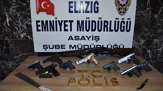 Elazığ'da 143'ü aranan 238 şahıs yakalandı, 61'i tutuklandı