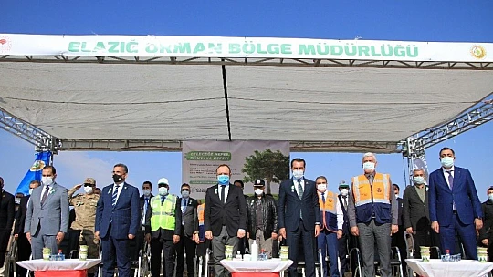 Elazığ'da 15 bin fidan toprakla buluştu