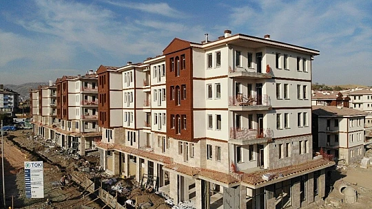 Elazığ'da 2 bin 500'den fazla konut teslim aşamasına geldi