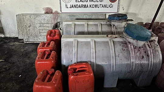 Elazığ'da 2 ton 600 litre kaçak şarap ele geçirildi