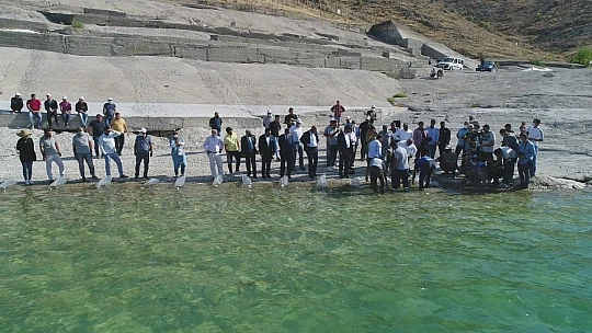Elazığ'da 21 bin ton balık üretimi
