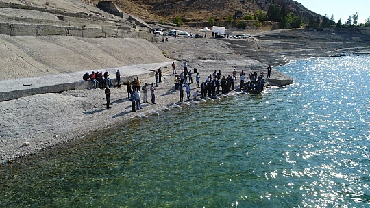 Elazığ'da 21 bin ton balık üretimi