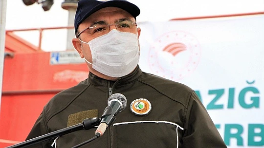 Elazığ'da 223 bin fidan toprakla buluşuyor, ilk fidanlar dikildi