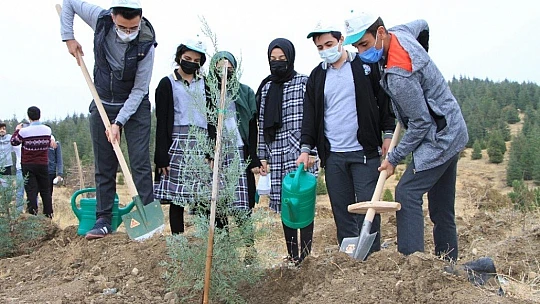 Elazığ'da 223 bin fidan toprakla buluşuyor, ilk fidanlar dikildi