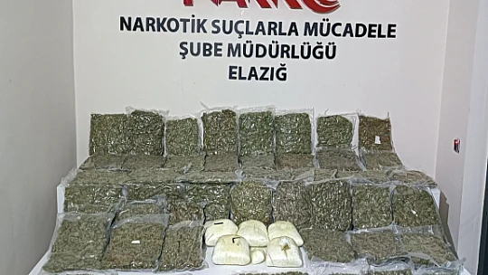 Elazığ'da 36 kilo esrar ele geçirildi: 3 tutuklama