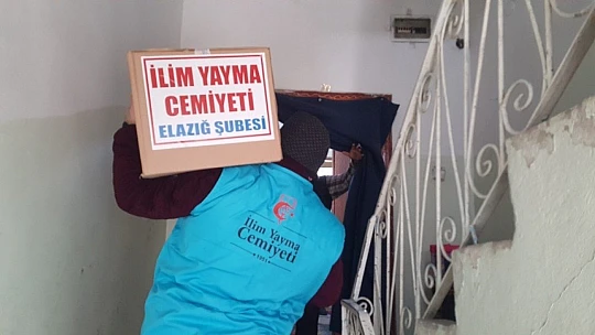 Elazığ'da 500 aileye gıda kolisi ulaştırıldı