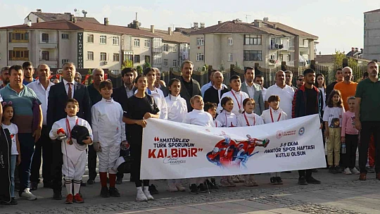 Elazığ'da Amatör Spor Haftası kortej yürüyüşüyle başladı