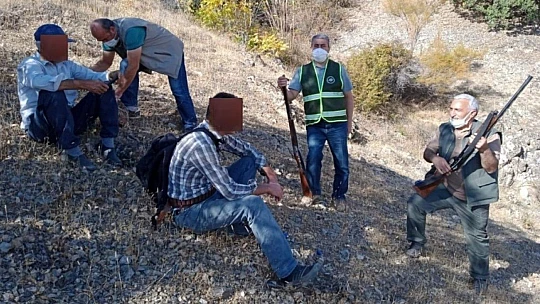 Elazığ'da av denetimi, 6 şahsa yasal işlem yapıldı