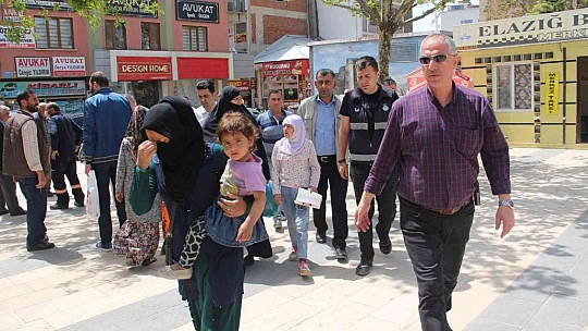 Elazığ'da bayram öncesi dilenci operasyonu