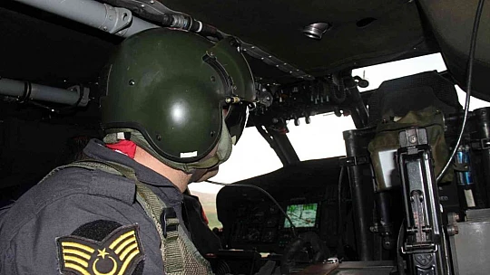 Elazığ'da bayram öncesi helikopter destekli trafik denetimi