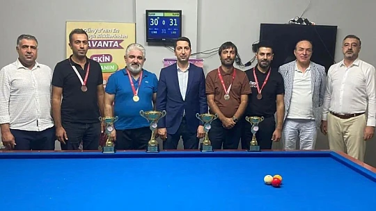 Elazığ'da Bilardo Şampiyonası sona erdi