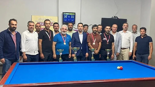 Elazığ'da Bilardo Şampiyonası sona erdi