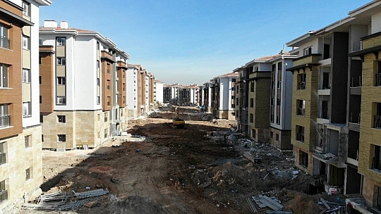 Elazığ'da binlerce modern deprem konutu hızla yükseliyor