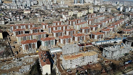 Elazığ'da binlerce modern deprem konutu hızla yükseliyor