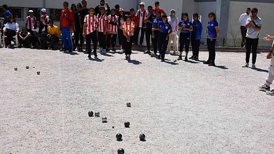 Elazığ'da bocce müsabakaları tamamlandı