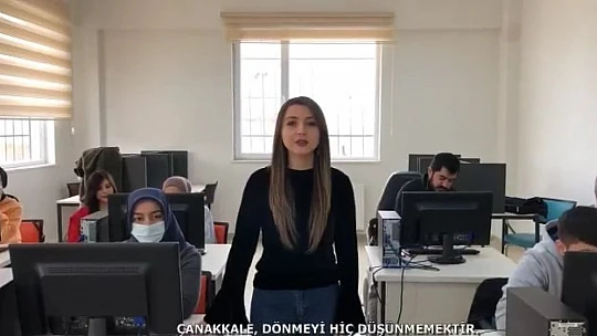 Elazığ'da Çanakkale Zaferi'nin yıl dönümünde anlamlı klip