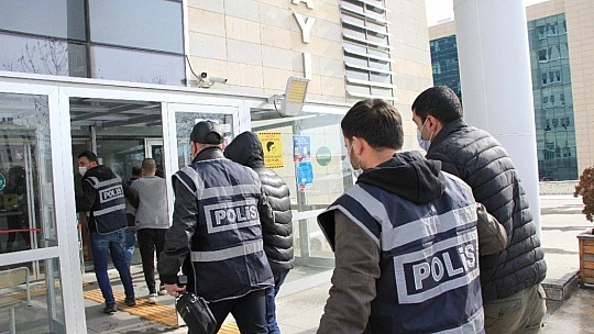Elazığ'da çeşitli suçlardan aranan 7 şüpheli yakalanıp tutuklandı
