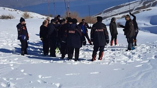 Elazığ'da çığda arama ve kurtarma tatbikatı