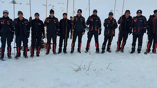Elazığ'da çığda arama ve kurtarma tatbikatı