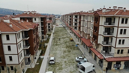 Deprem sonrası yapılan konutlar 100 bin kişiye sıcak yuva olacak