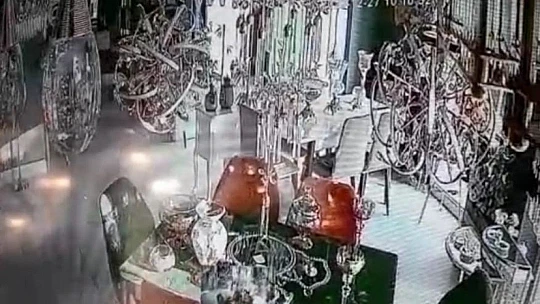 Elazığ'da depremin büyüklüğünü gösteren yeni görüntüler dikkat çekti