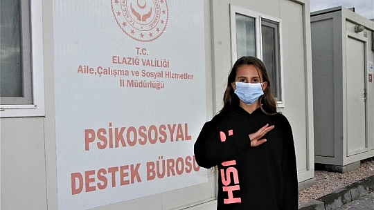 Elazığ'da depremzede çocuklardan,  İzmirli akranlarına 'sessiz' destek