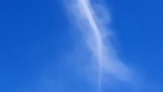 Elazığ'da dev hortum görüntülendi