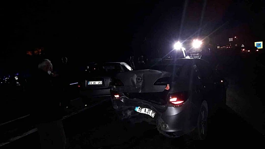 Elazığ'da dört araç birbirine girdi