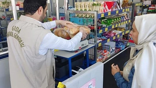 Elazığ'da ekmek gramajı denetimi