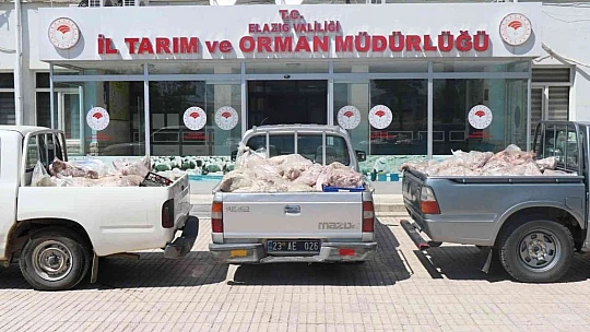 Elazığ'da ele geçirilen çürük etlerin görüntüleri paylaşıldı