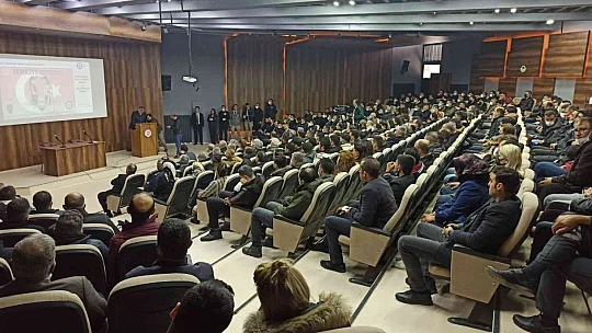 Elazığ'da emniyet ekipleri tarafından 'KAAN' Projesi anlatıldı