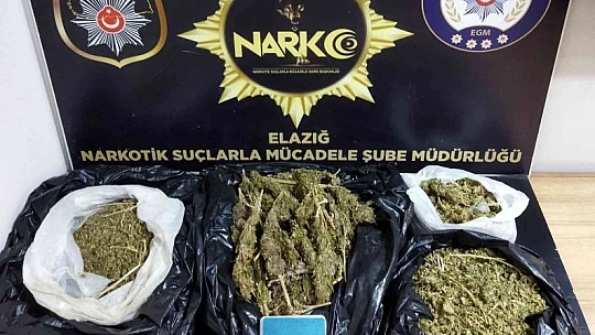 Elazığ'da emniyet ekipleri uyuşturucu tacirlerine göz açtırmıyor