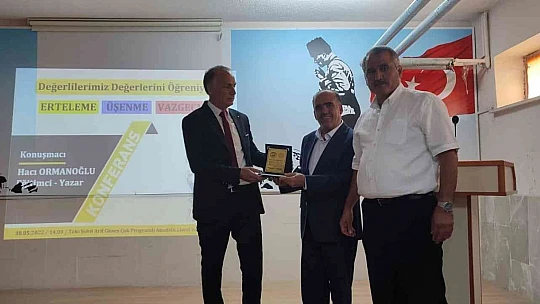 Elazığ'da erteleme, üşenme, vazgeçme konulu konferans verildi