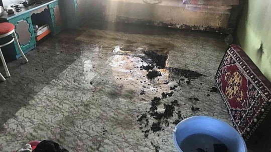 Elazığ'da ev yangını: 1 kişi dumandan etkilendi