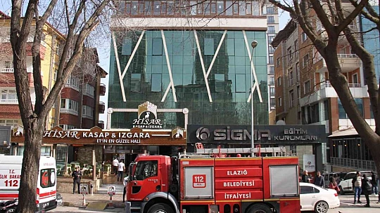 Elazığ'da faciadan dönüldü: Eğitim kurumundaki yangın yürekleri ağızlara getirdi