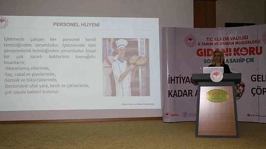 Elazığ'da fırıncılara hijyen eğitimi verildi