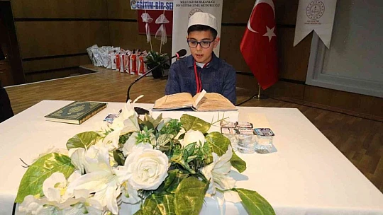 Elazığ'da Genç Sada Kur'an-ı Kerim'i Güzel Okuma Yarışması